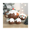Picture of XMAS PUDDING SALT AND PEPPER SHAKERS